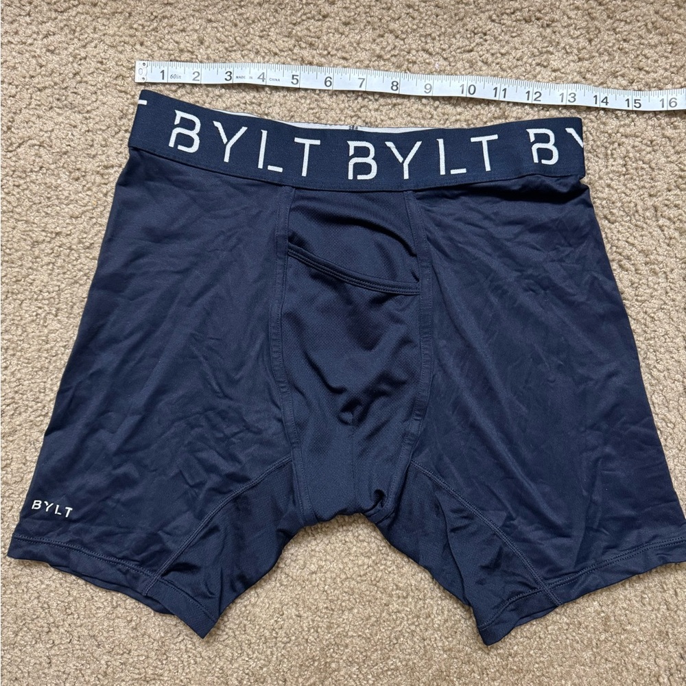 Bylt Men's Navy Boxer Briefs